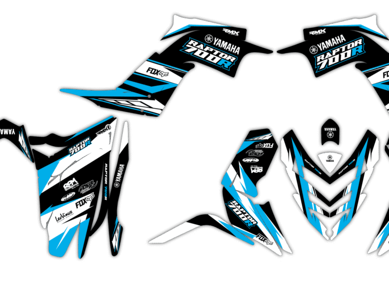 Okleina Yamaha Raptor 700R 2006-2012 #8906841