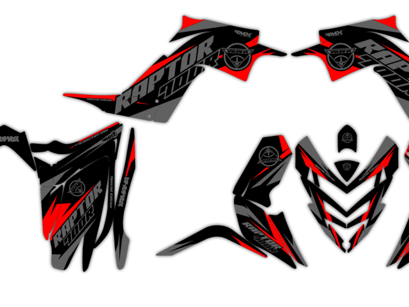 Okleina Yamaha Raptor 700R 2006-2012 #1664007