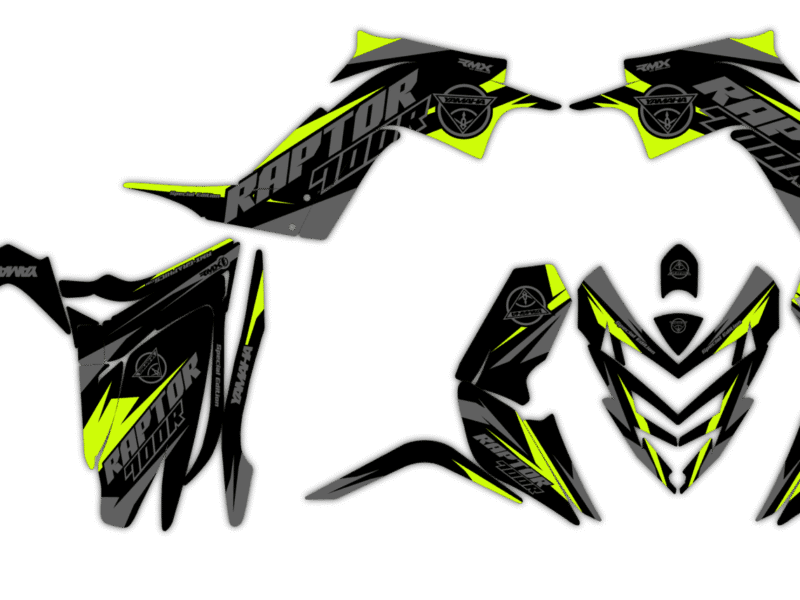 Okleina Yamaha Raptor 700R 2006-2012 #3179376