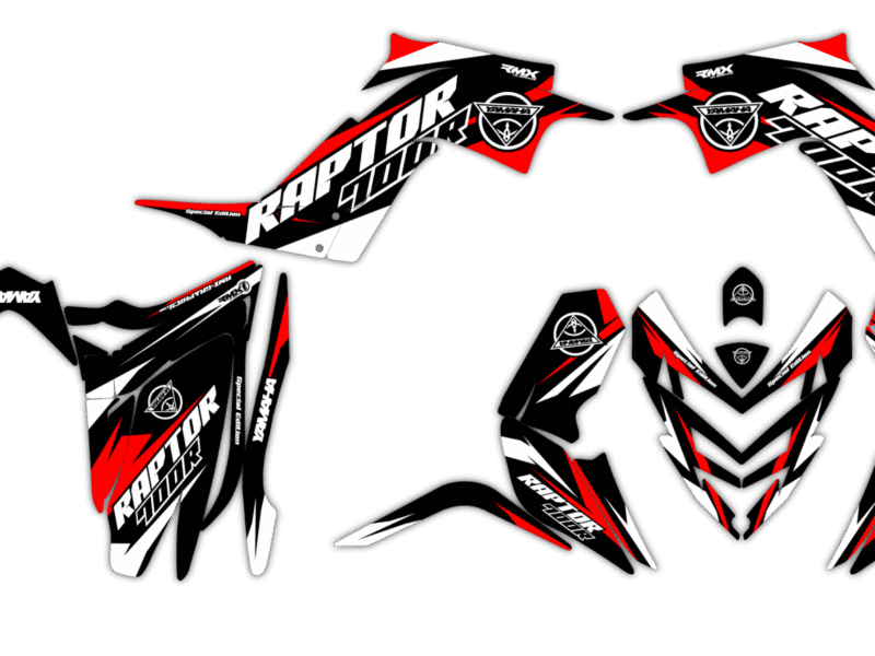 Okleina Yamaha Raptor 700R 2006-2012 #3475190