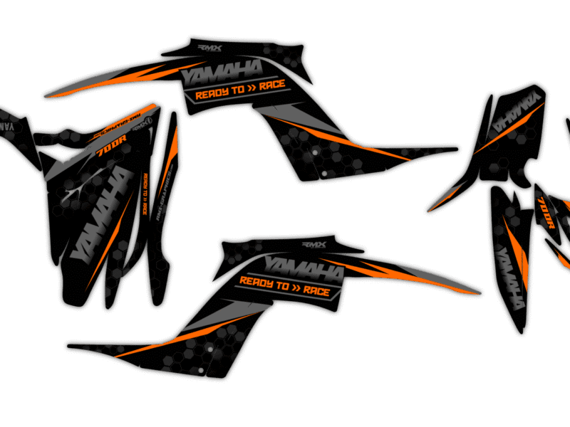 Okleina Yamaha Raptor 700R 2013+ #15931