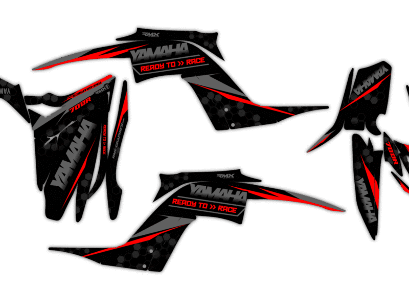 Okleina Yamaha Raptor 700R 2013+ #10661