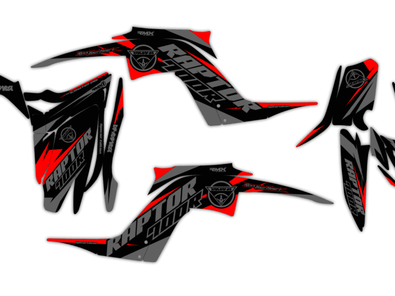 Okleina Yamaha Raptor 700R 2013+ #89461 - Chrom