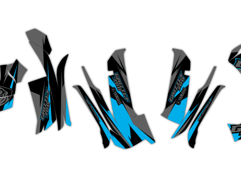 Okleina Yamaha Grizzly 700 2007-2015 - #24508