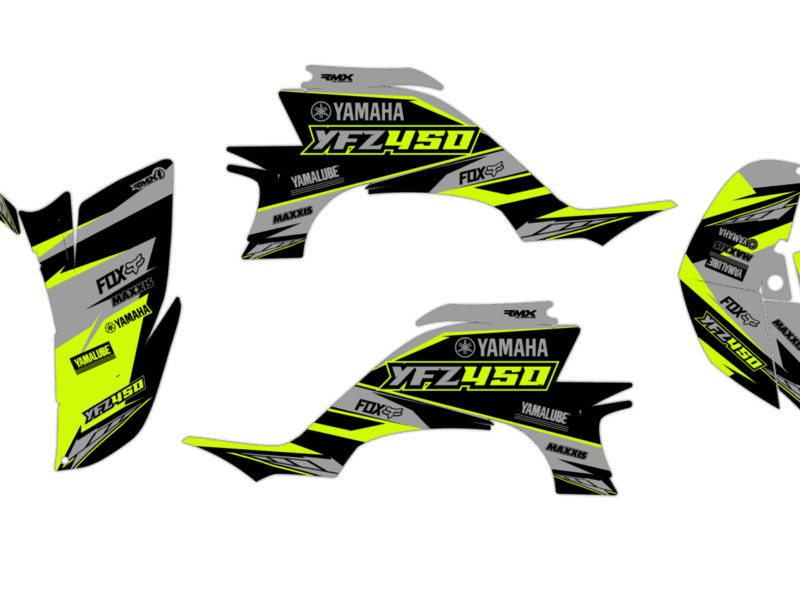 Okleina Yamaha YFZ 450 2003-2008 - #3814382