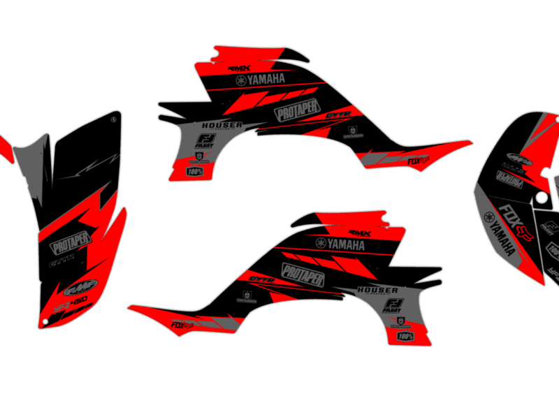Okleina Yamaha YFZ 450 2003-2008 - #8908699