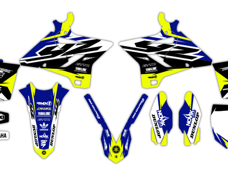 Okleina Yamaha YZ 2015-2021 #31407 - Fluo