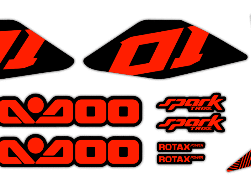 Naklejka Sea-Doo Spark Trixx - replika zestaw