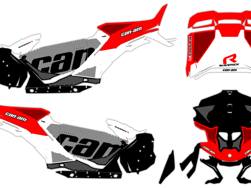 Okleina Can-Am Maverick R 2024+ #9773103