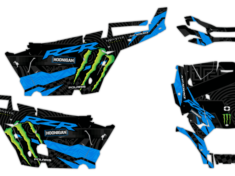 Okleina Polaris RZR XP 1000 2019-2023 #1615344