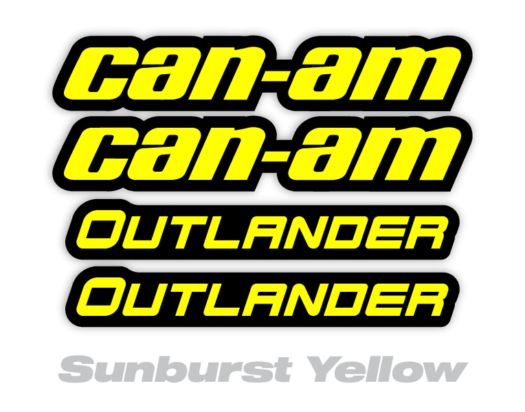 Naklejki Can-Am Outlander zestaw #7426070 - Nowy wzór !
