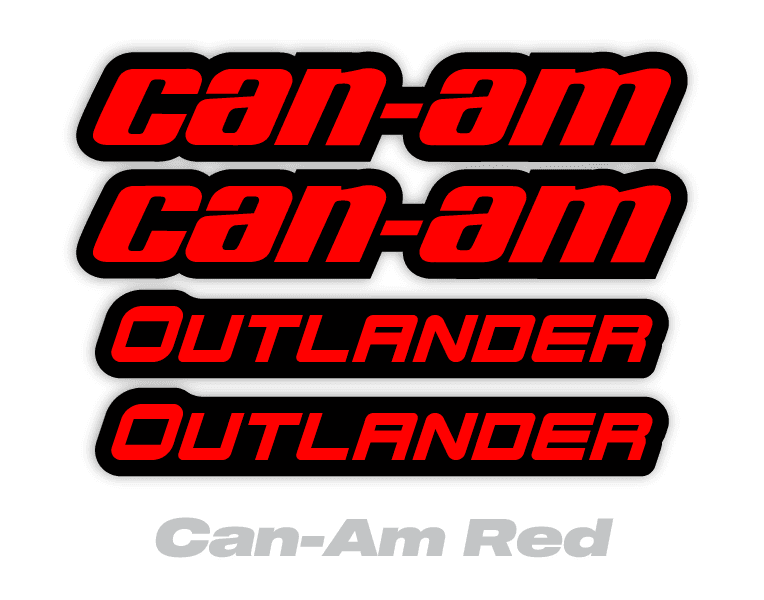 Naklejki Can-Am Outlander zestaw #3421440 - Nowy wzór !