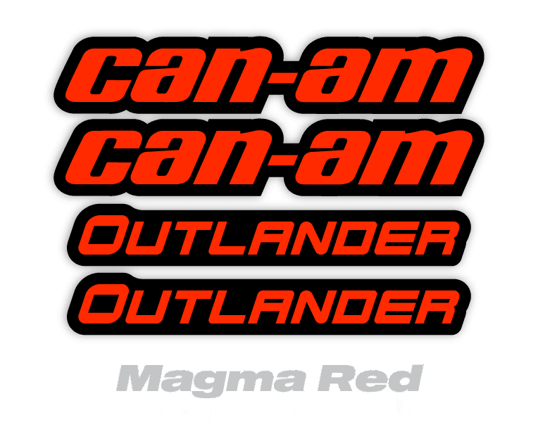 Naklejki Can-Am Outlander zestaw #5471330 - Nowy wzór !