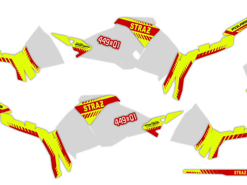 Okleina Polaris Sportsman 570 2021+ #6746480 - Straż Pożarna