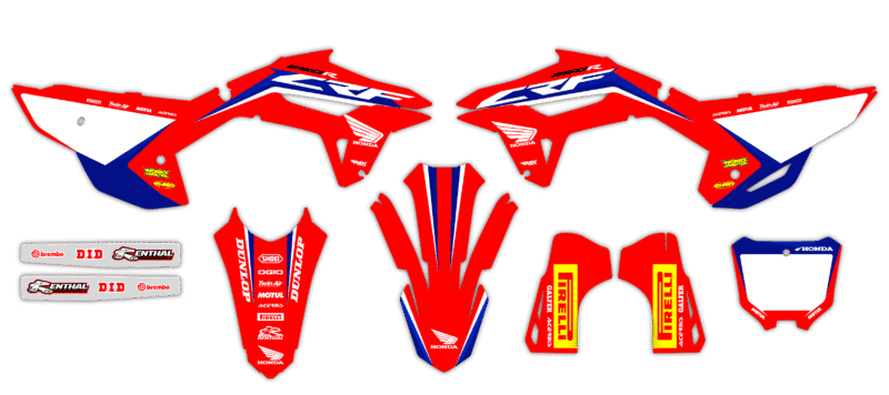 Okleina Honda CRF 450R 2021-2024 CRF 250R 2022-2024 #9020797