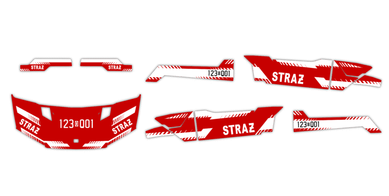 Okleina Polaris Ranger 1000 #3282063 - Straż Pożarna