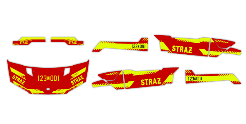 Okleina Polaris Ranger 1000 #3572303 - Straż Pożarna