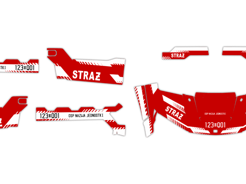 Okleina Polaris Ranger XP 1000 2025+ #4328150 - Straż Pożarna
