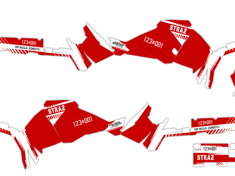 Okleina Polaris Sportsman 6x6 570 2025+ #5114849 - Straż Pożarna