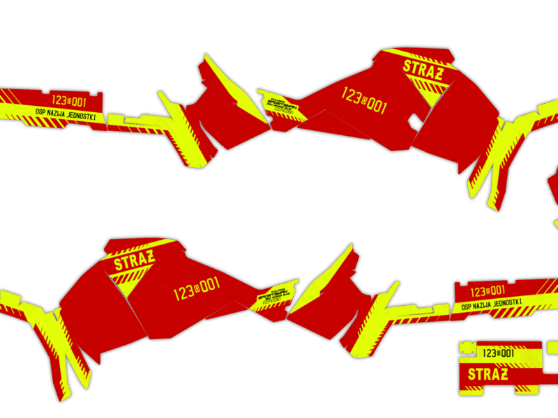 Okleina Polaris Sportsman 6x6 570 2025+ #6775740 - Straż Pożarna