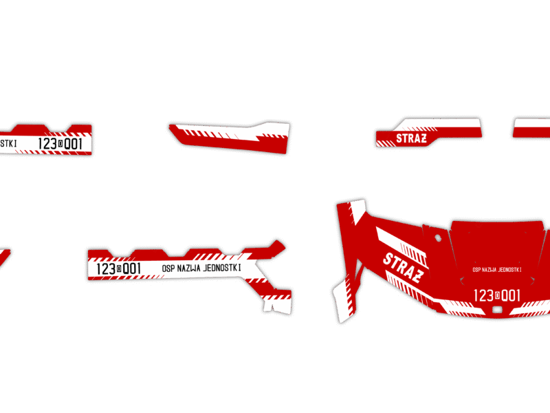 Okleina Polaris Ranger XP 1000 2025+ #4328137 - Straż Pożarna