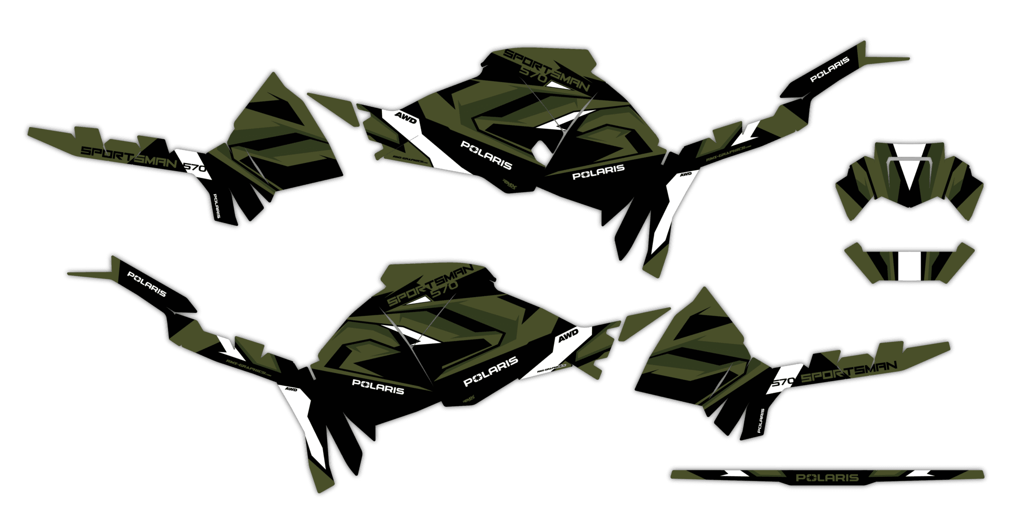 Okleina Polaris Sportsman 570 2021+ #1448110