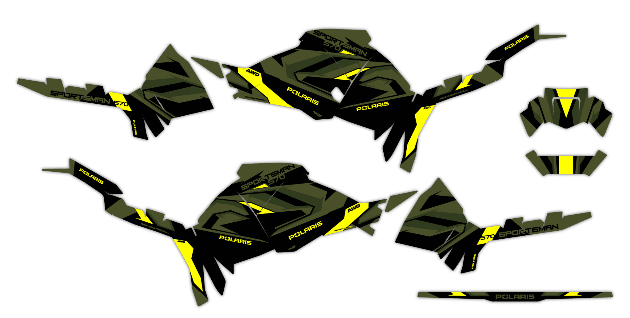 Okleina Polaris Sportsman 570 2021+ #1878710