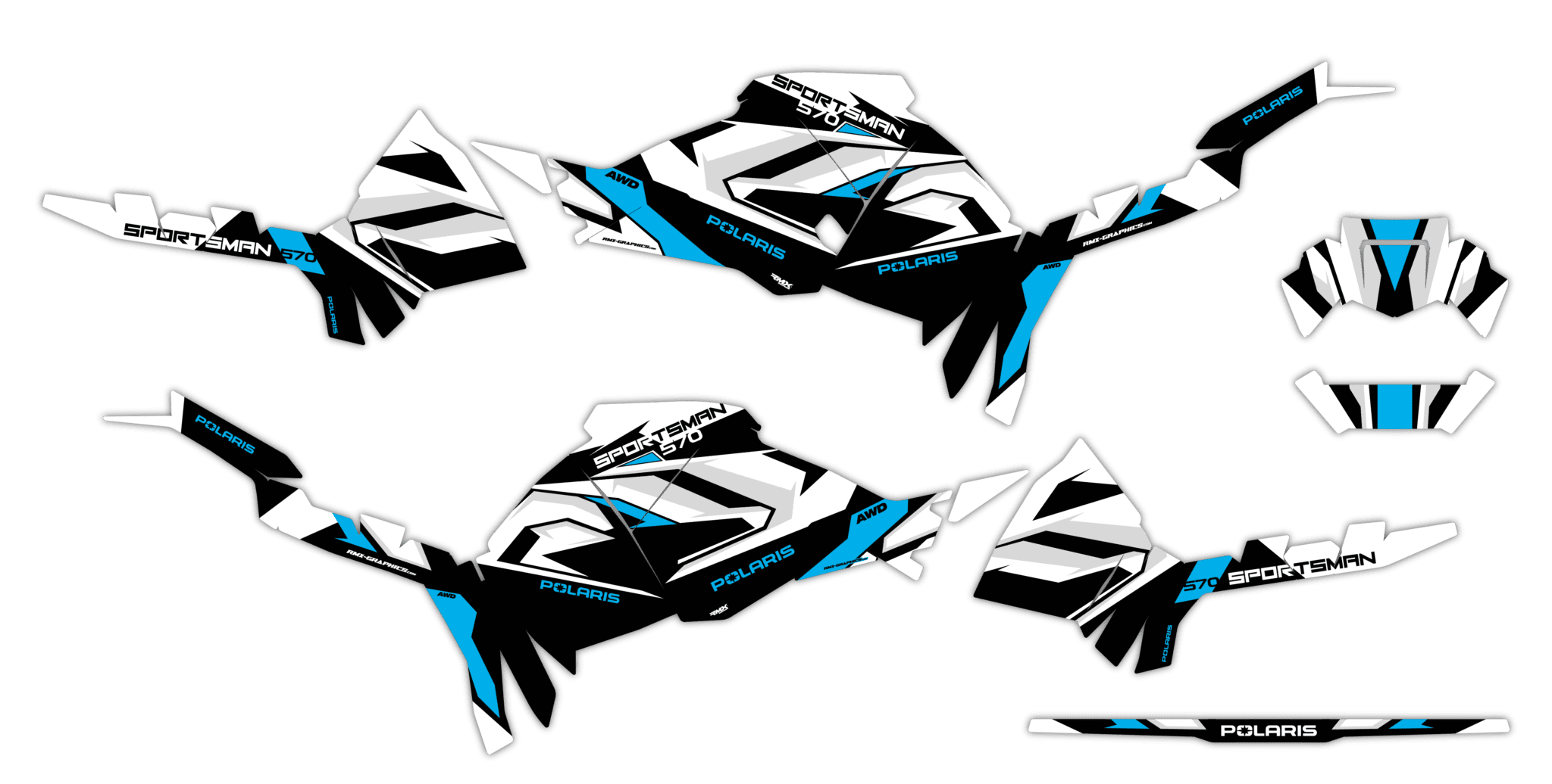 Okleina Polaris Sportsman 570 2021+ #7427310