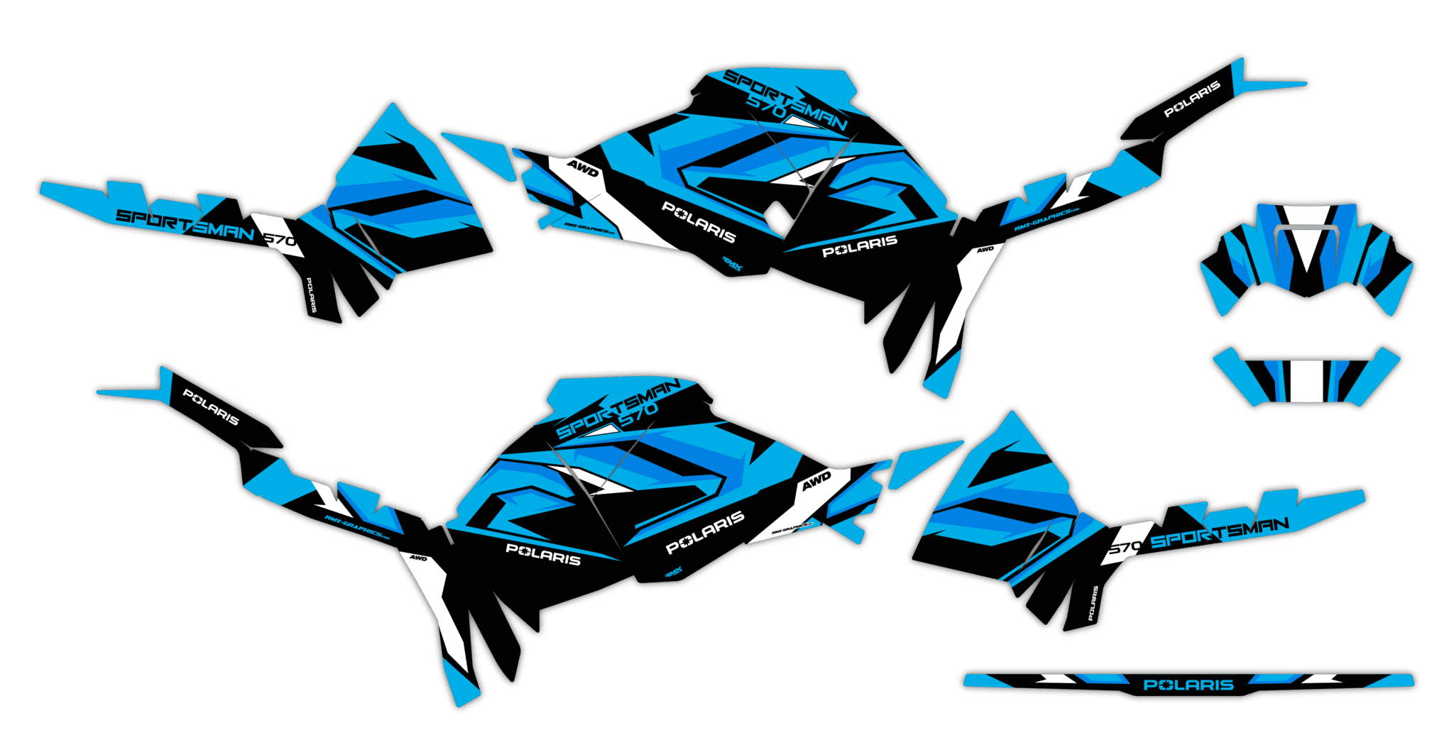 Okleina Polaris Sportsman 570 2021+ #8375110