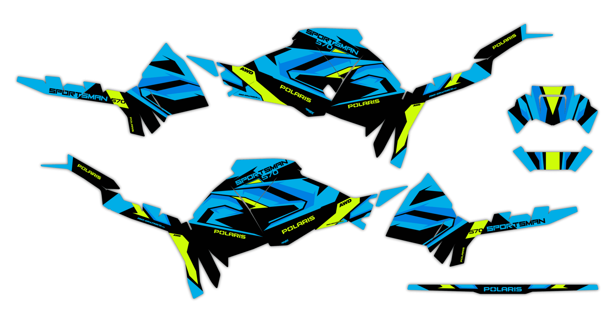 Okleina Polaris Sportsman 570 2021+ #9572210