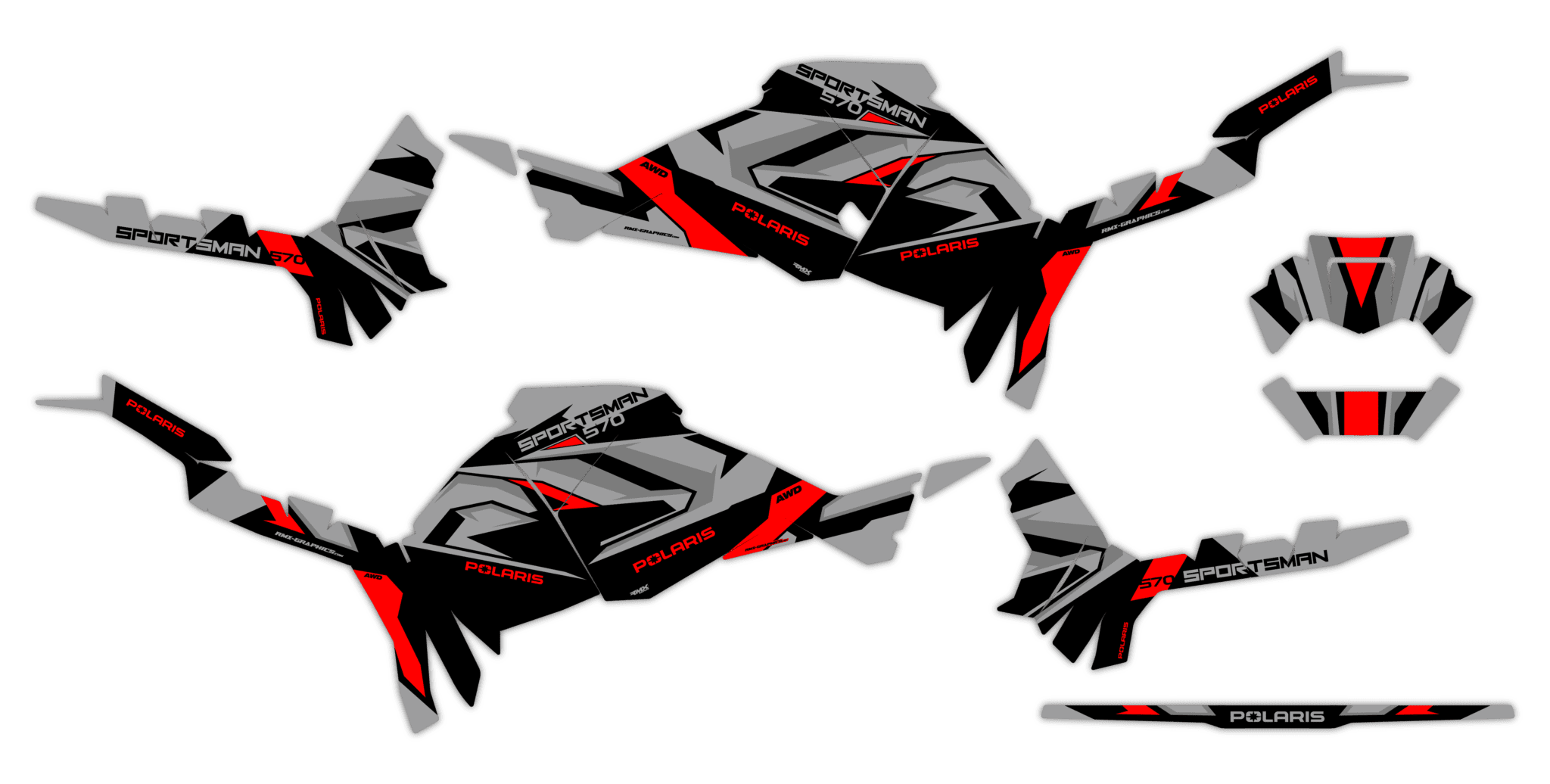 Okleina Polaris Sportsman Touring 570 2025+ #2331090