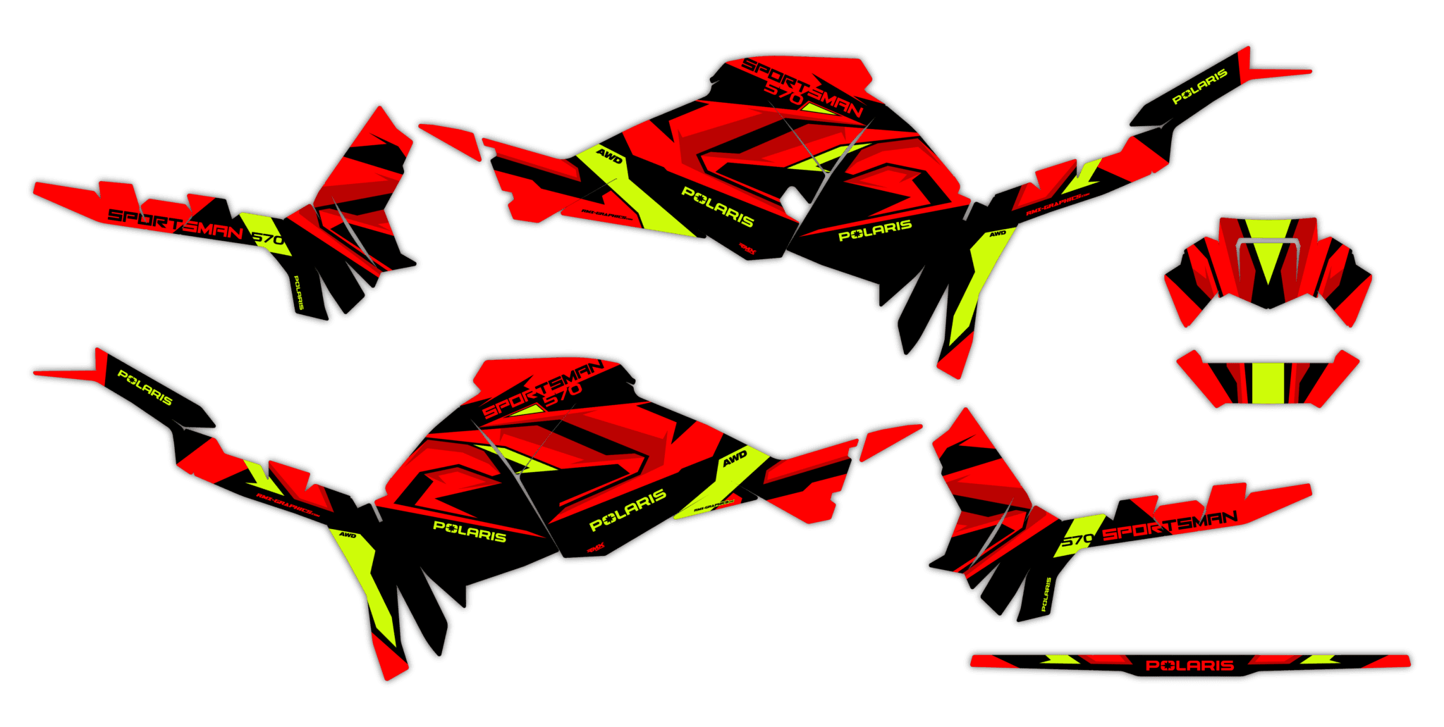 Okleina Polaris Sportsman Touring 570 2025+ #2783000