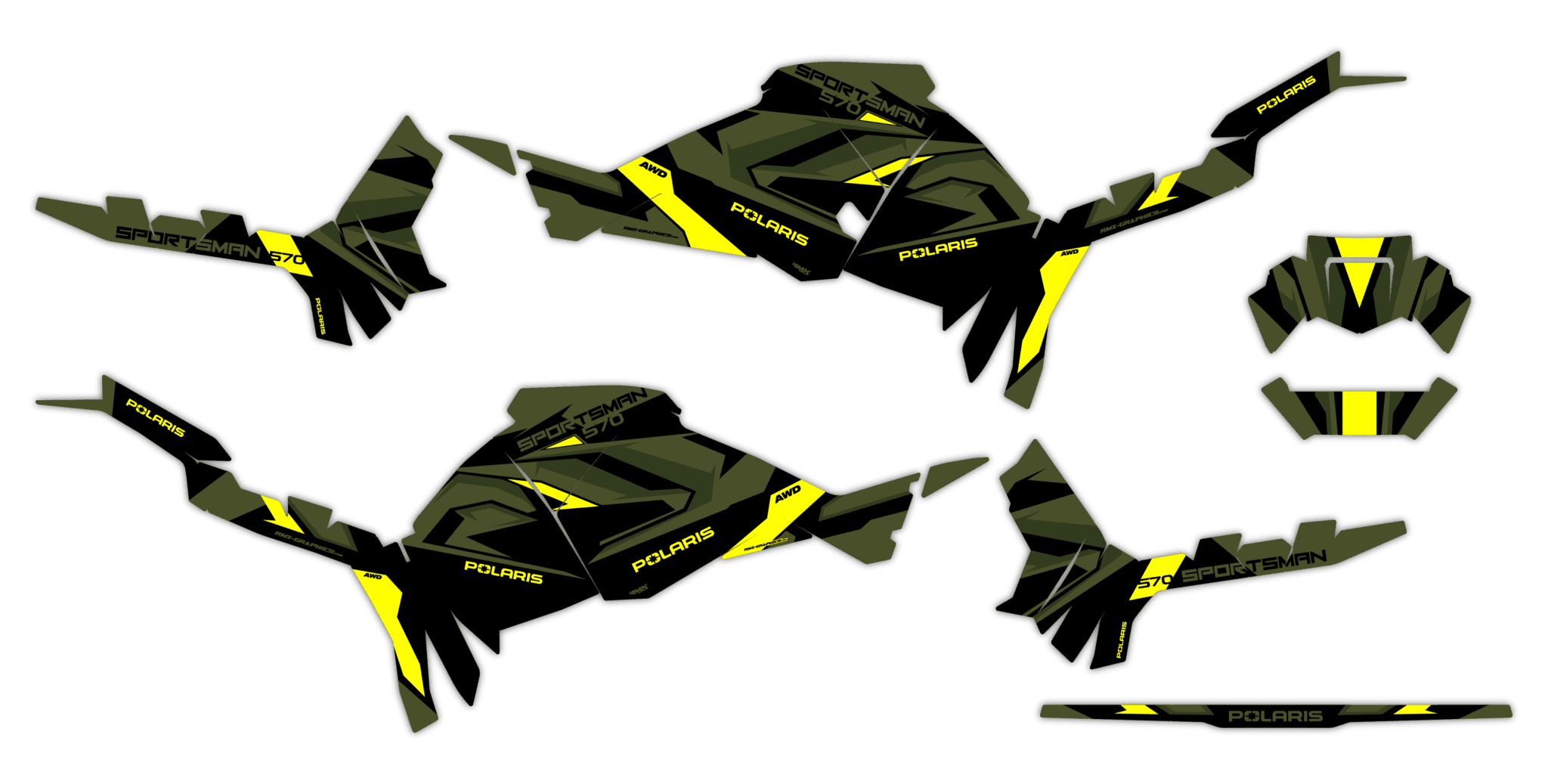 Okleina Polaris Sportsman Touring 570 2025+ #5090928