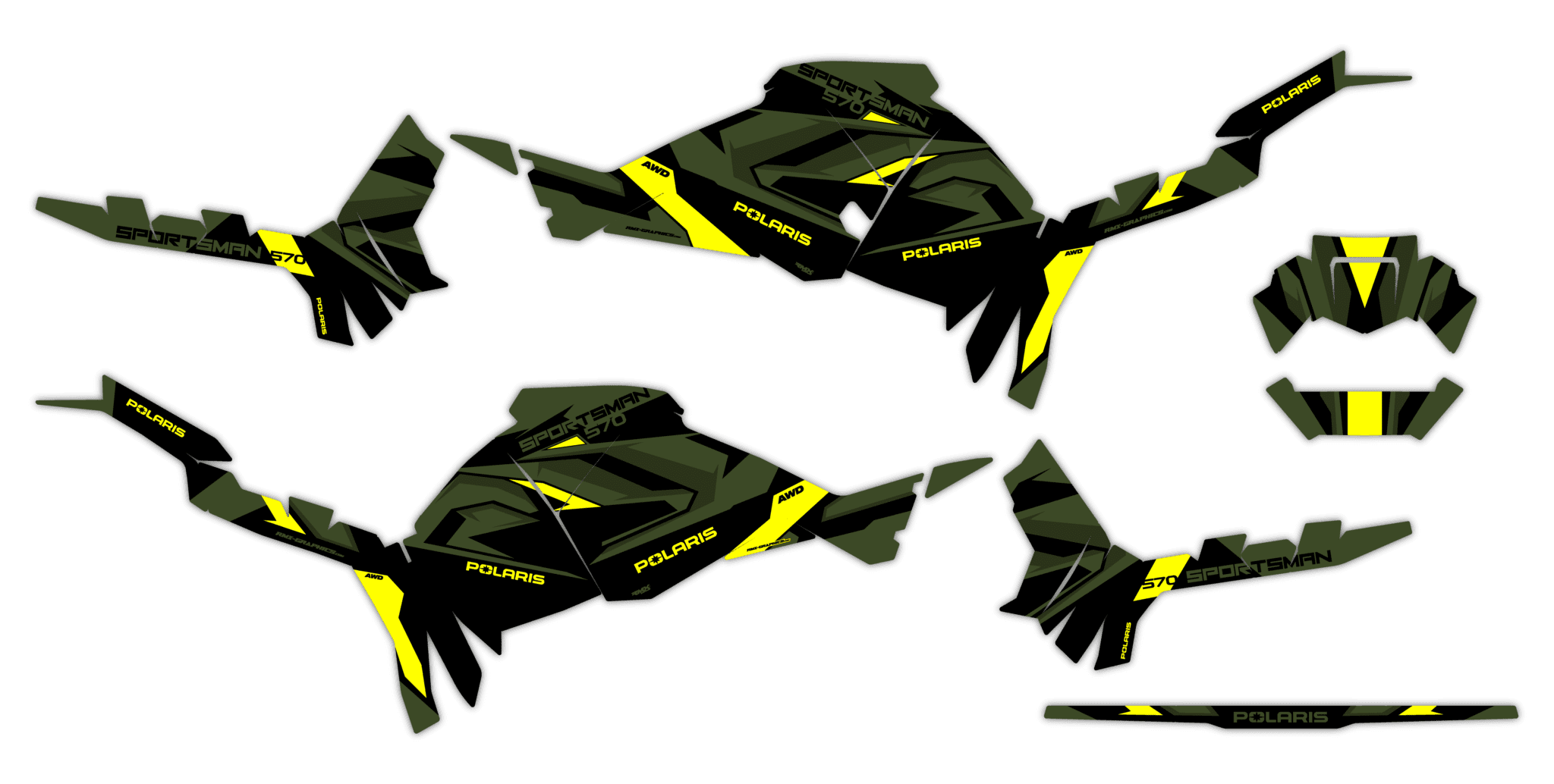 Okleina Polaris Sportsman Touring 570 2025+ #5090928
