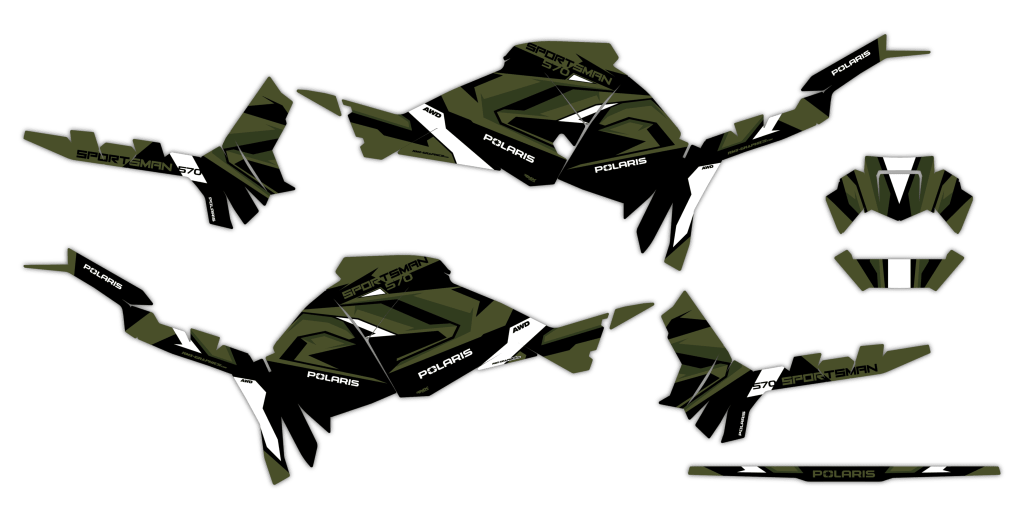 Okleina Polaris Sportsman Touring 570 2025+ #6764293