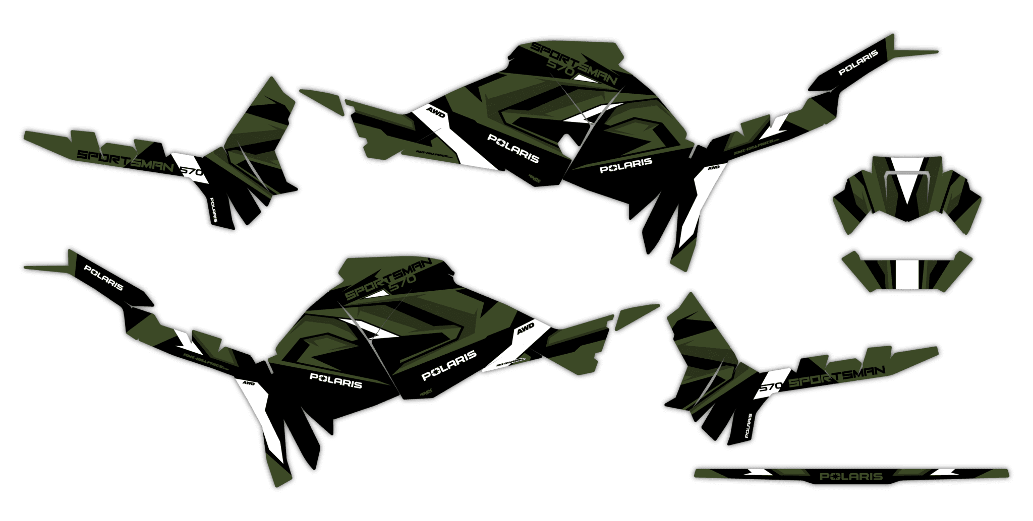 Okleina Polaris Sportsman Touring 570 2025+ #6764293