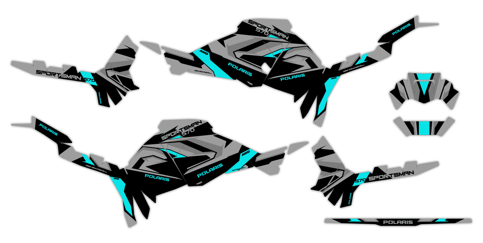 Okleina Polaris Sportsman Touring 570 2025+ #9666888