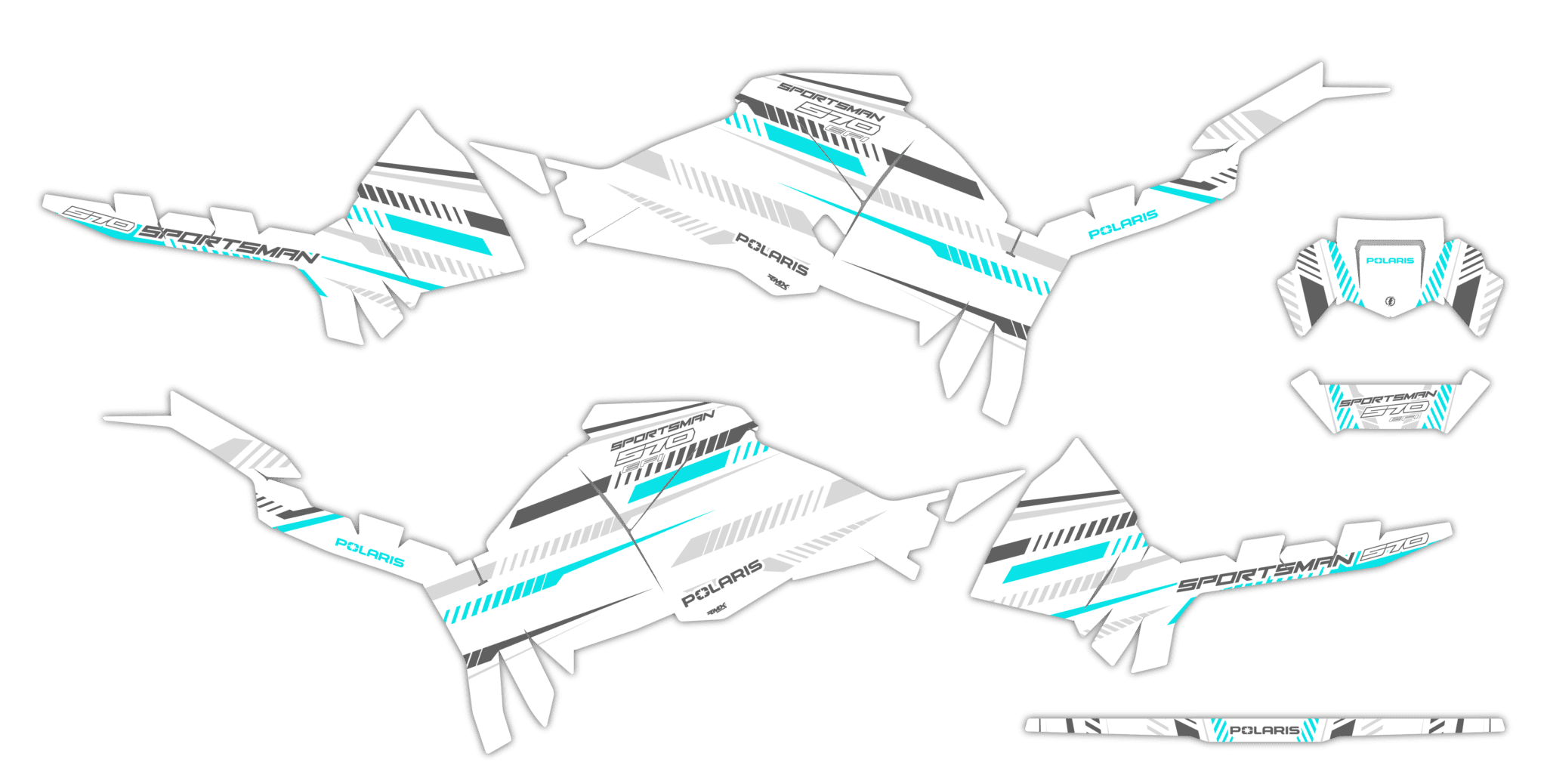 Okleina Polaris Sportsman 570 2021+ #5502800
