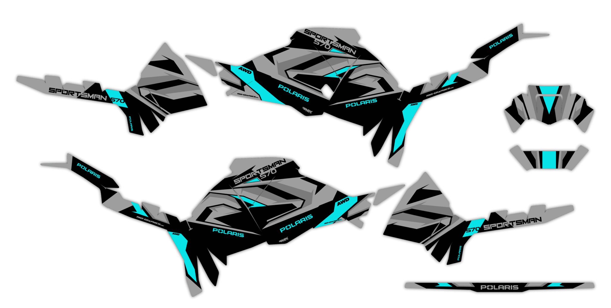 Okleina Polaris Sportsman 570 2021+ #7827110