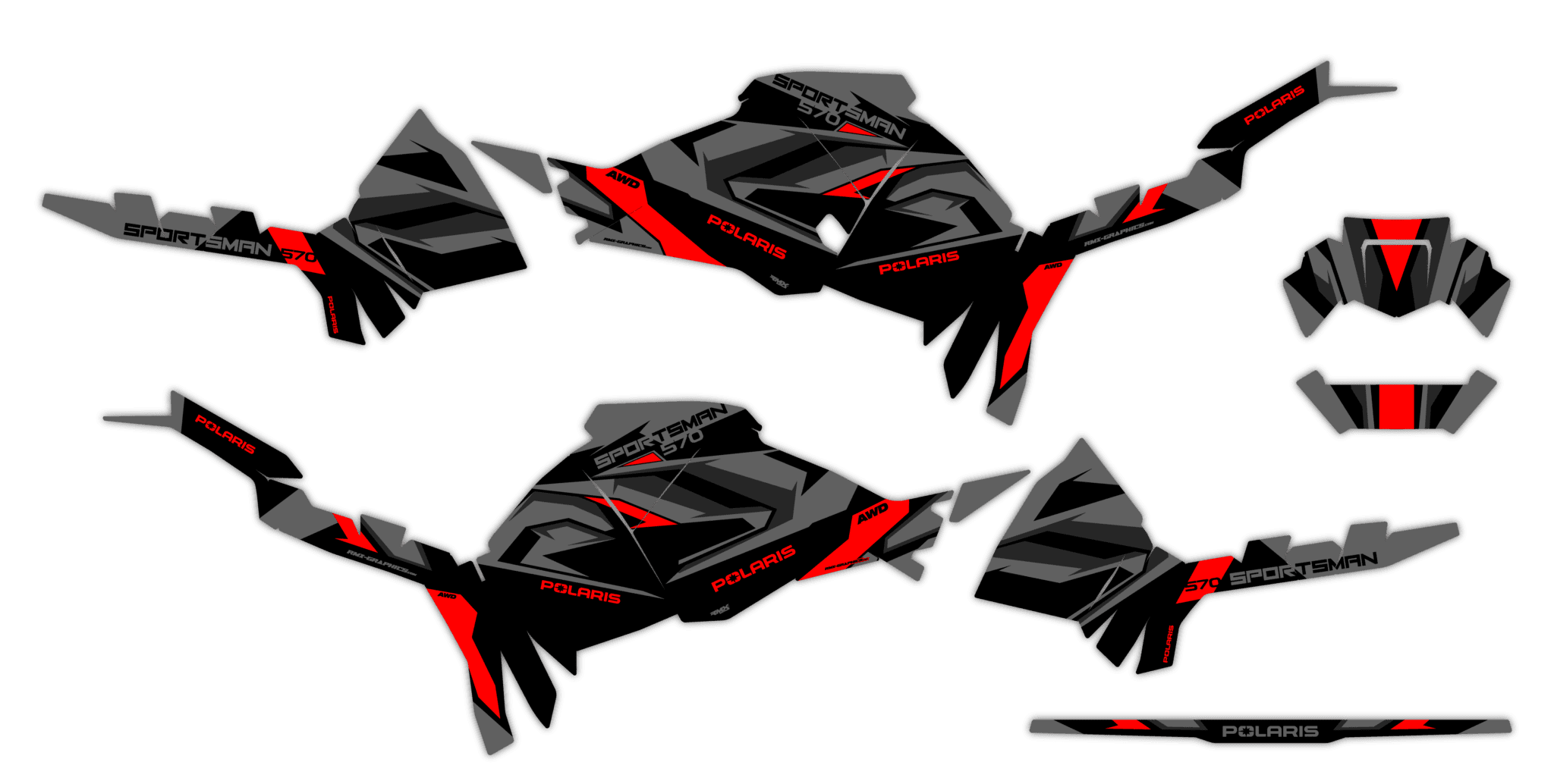 Okleina Polaris Sportsman 570 2021+ #3471083