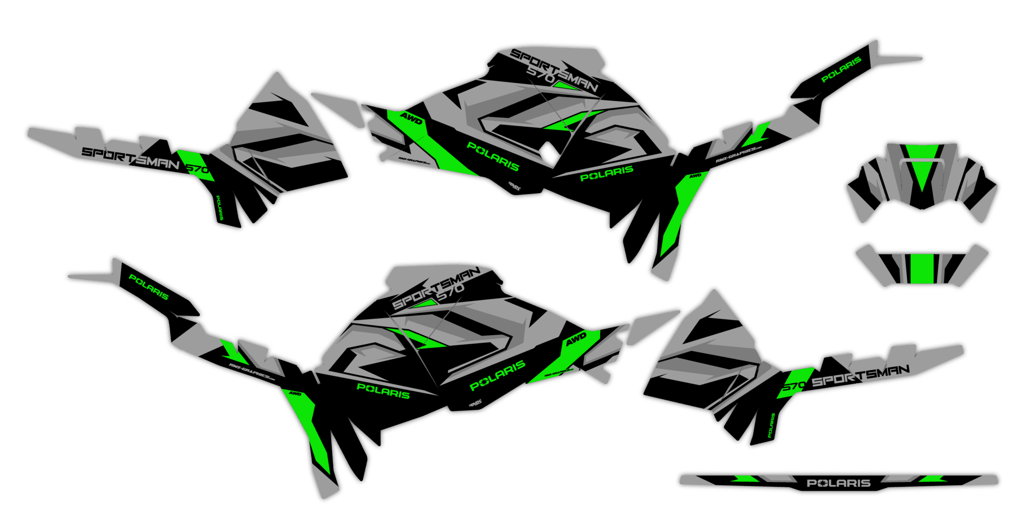 Okleina Polaris Sportsman 570 2021+ #4546252