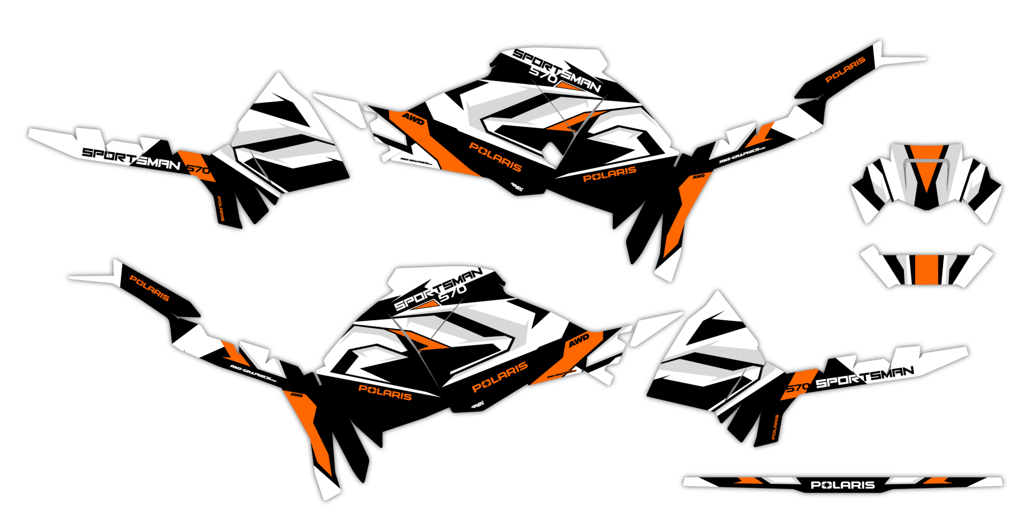 Okleina Polaris Sportsman 570 2021+ #5679243