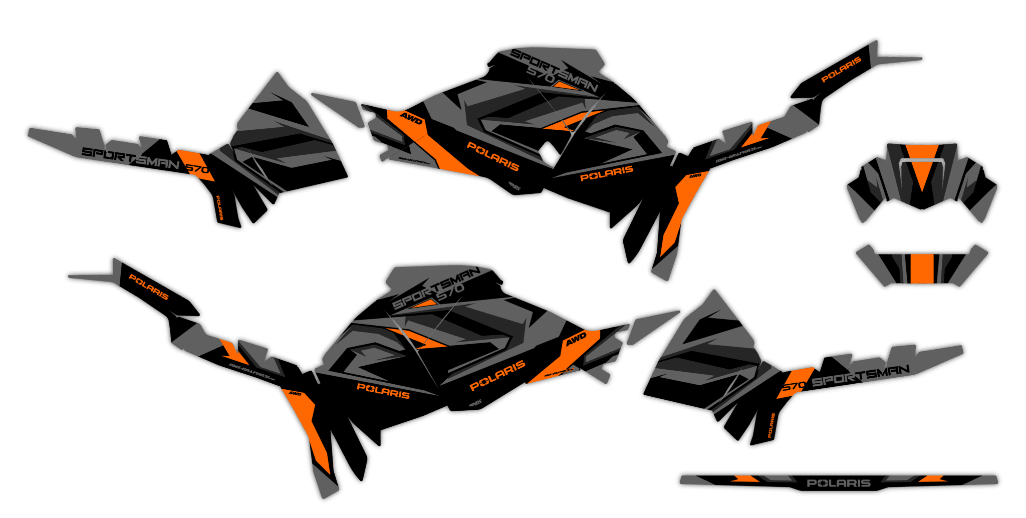 Okleina Polaris Sportsman 570 2021+ #6484005