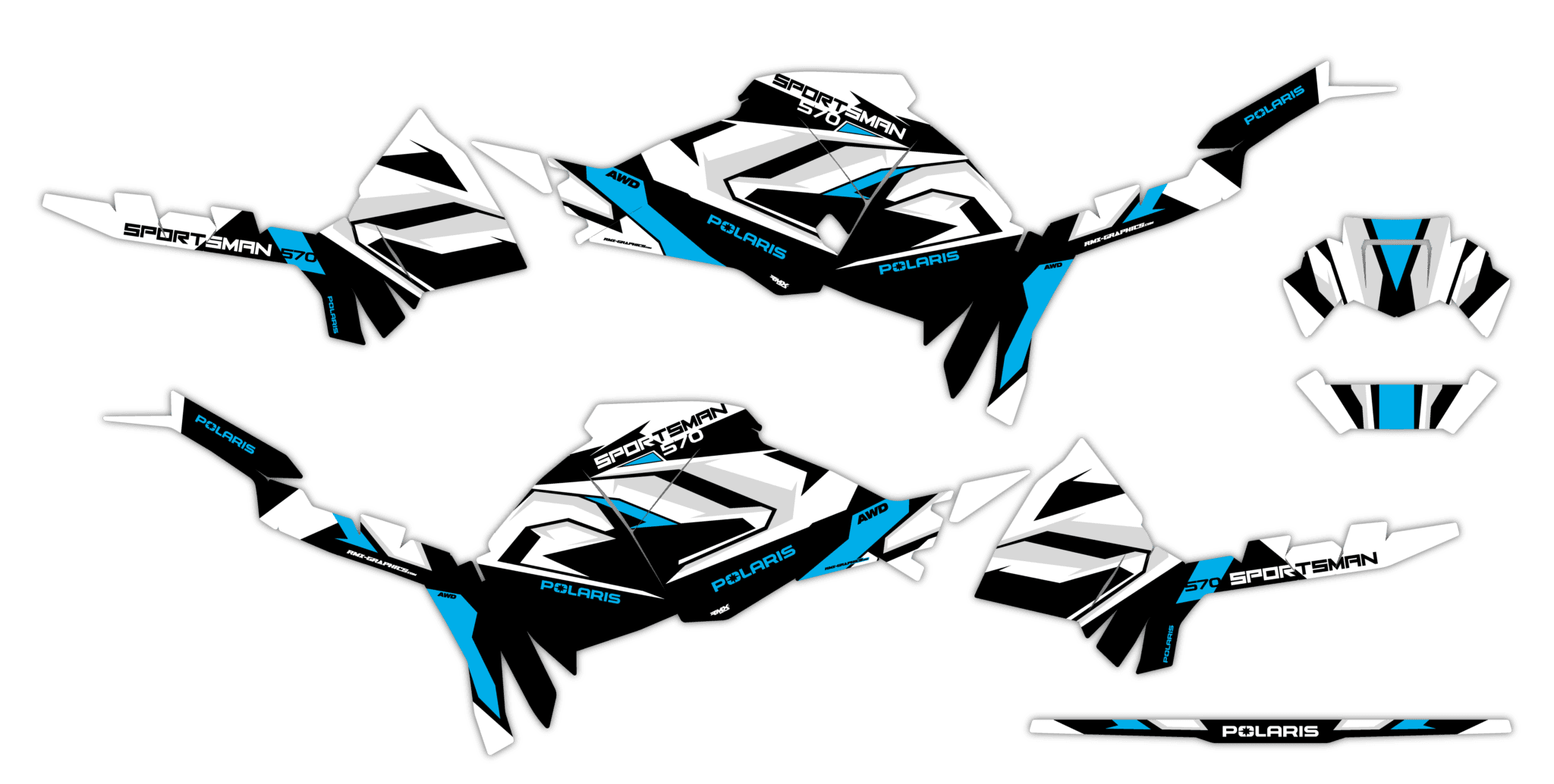 Okleina Polaris Sportsman 570 2021+ #7427310