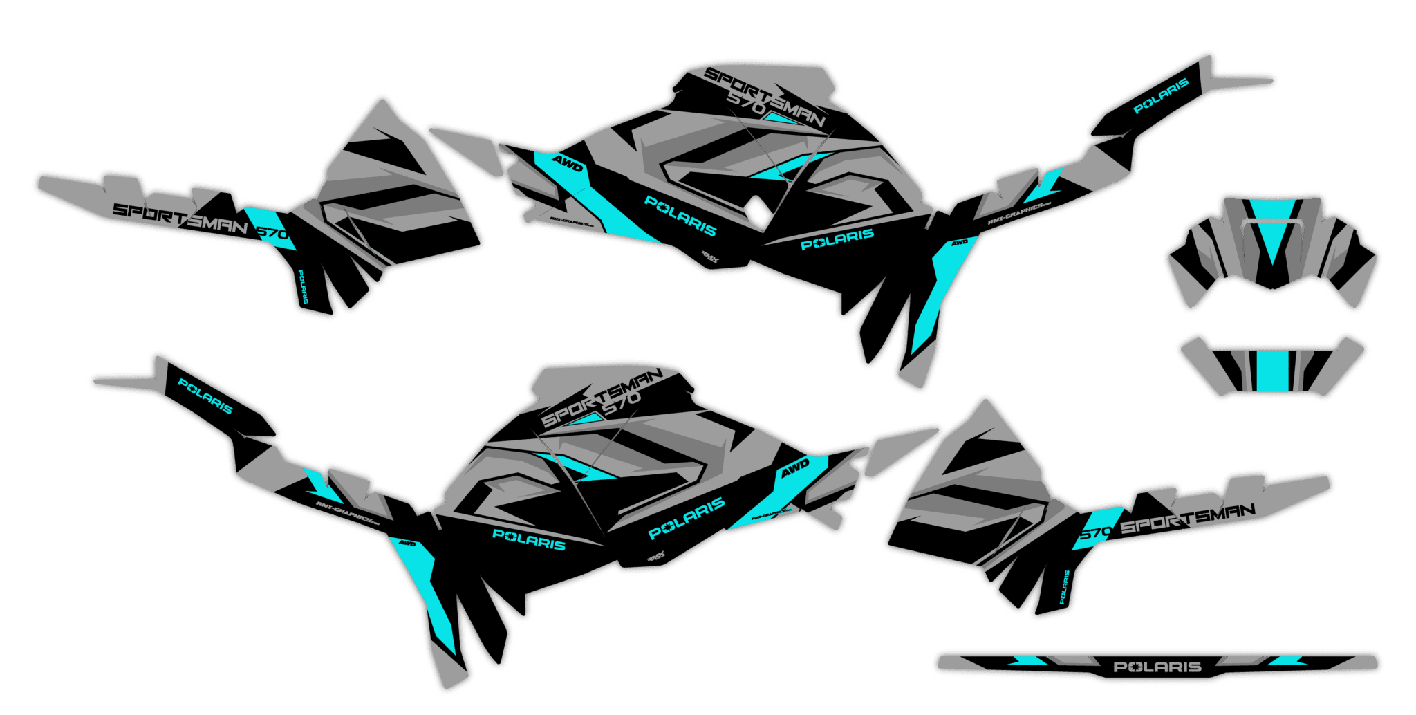 Okleina Polaris Sportsman 570 2021+ #7827110