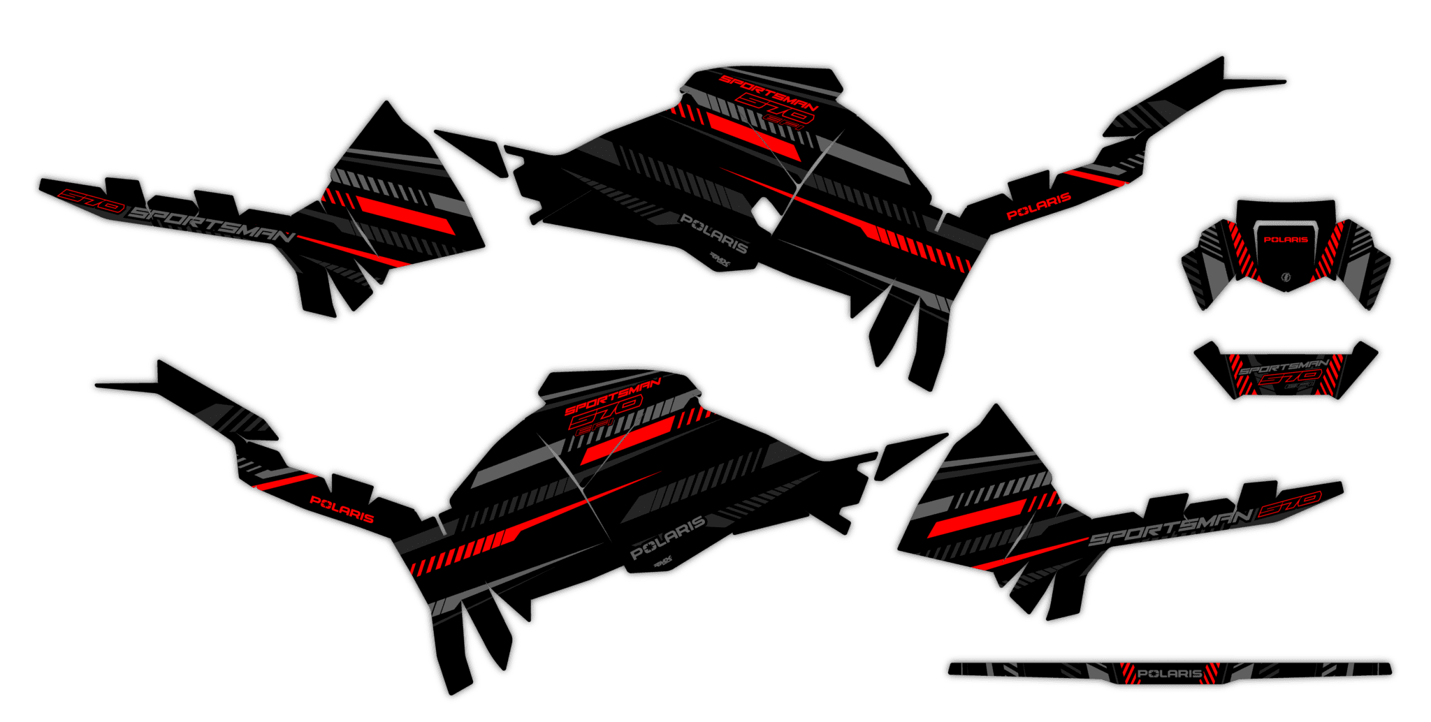 Okleina Polaris Sportsman 570 2021+ #9074302