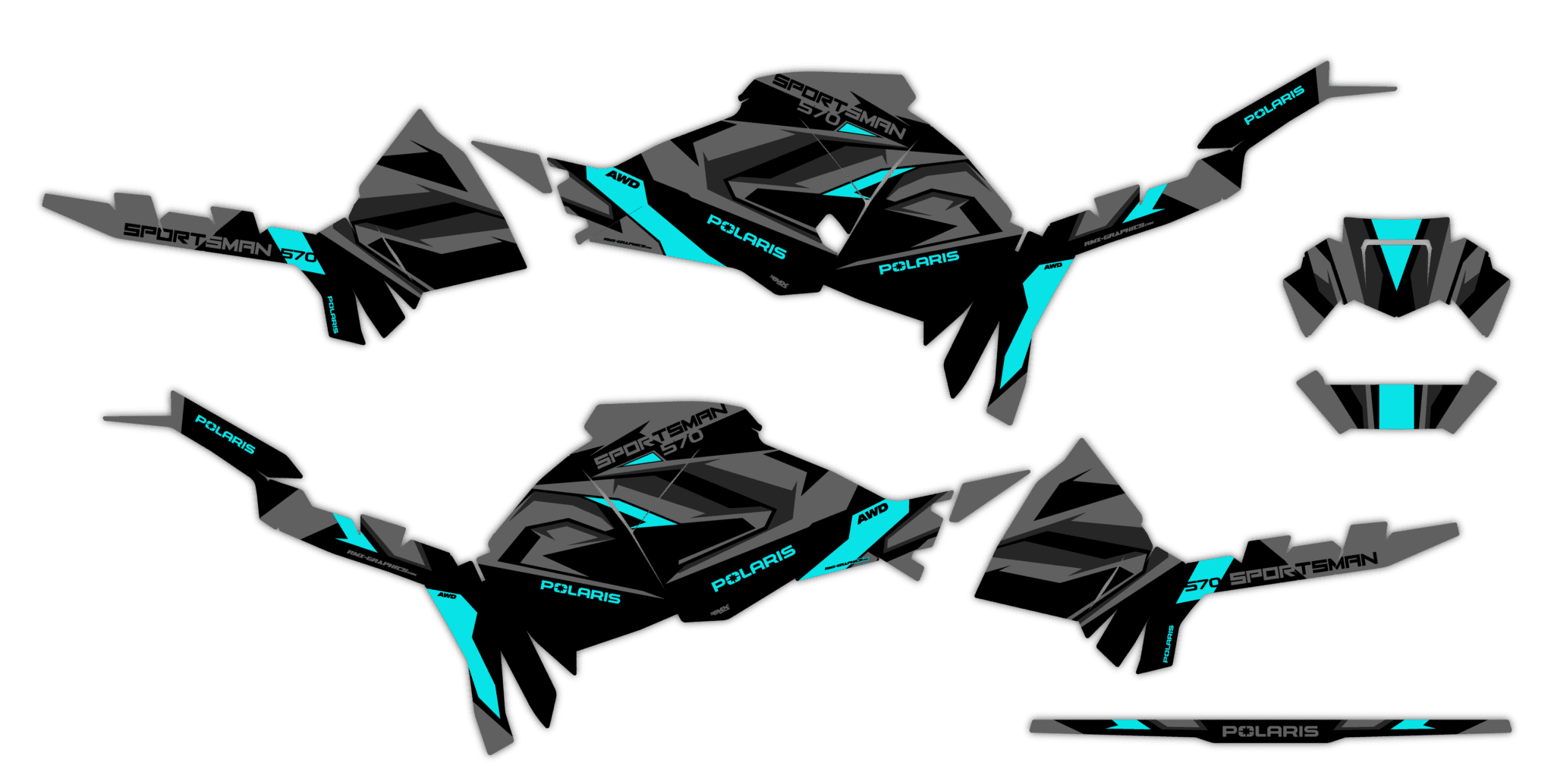 Okleina Polaris Sportsman 570 2021+ #9972200