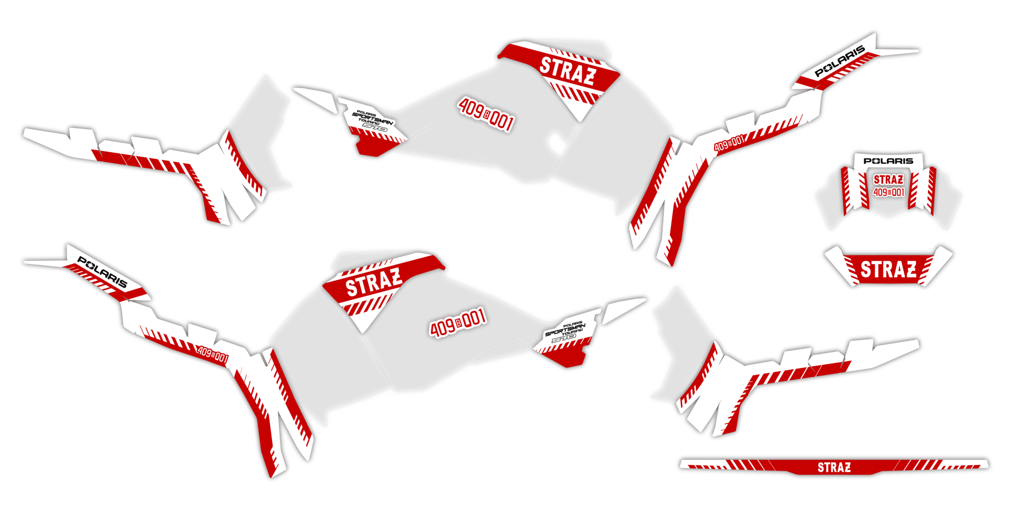 Okleina Polaris Sportsman Touring 570 2025+ #2415776 - Straż Pożarna