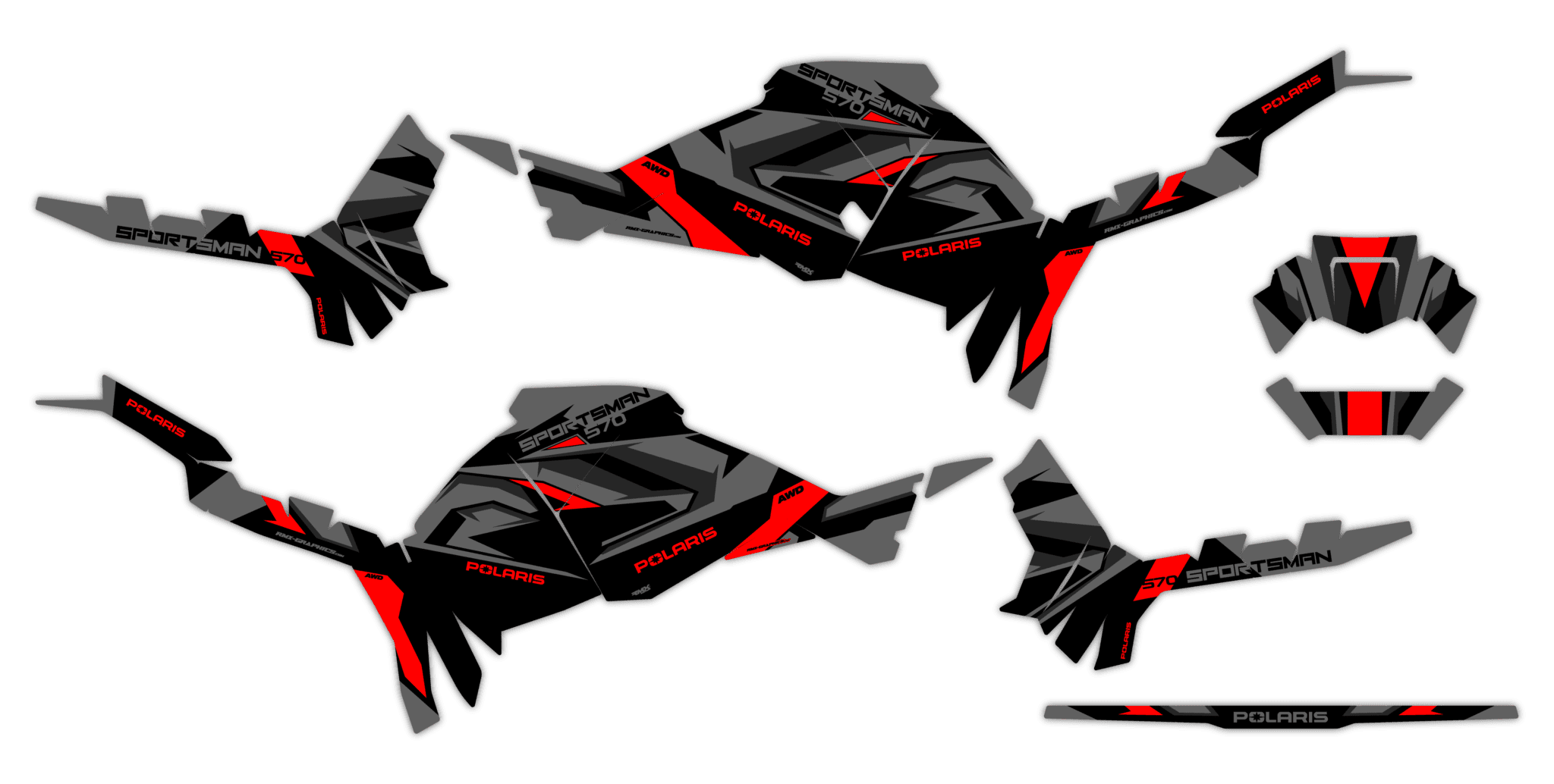 Okleina Polaris Sportsman Touring 570 2025+ #9219991
