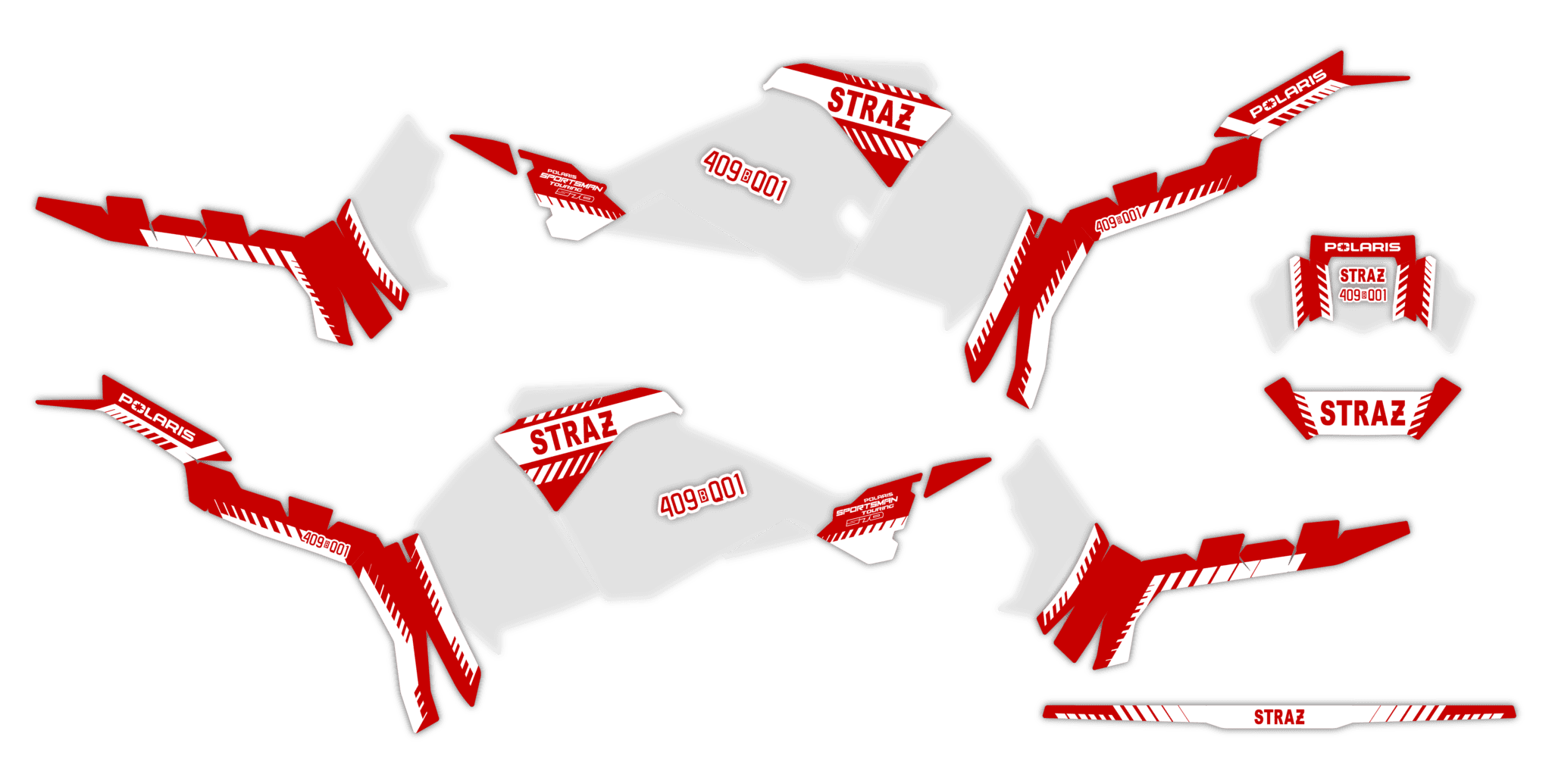 Okleina Polaris Sportsman Touring 570 2025+ #3620996 - Straż Pożarna